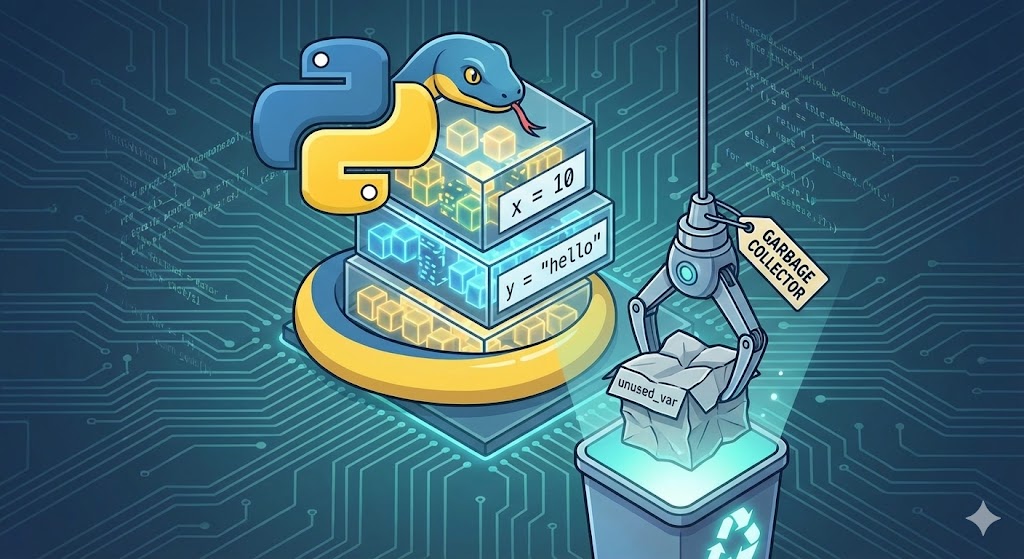 Python : Variables and Memory references interface